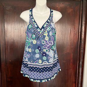 Trulli Floral Sleeveless Tank Top